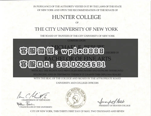 纽约市立大学亨特学院CUNY-Hunter  college 