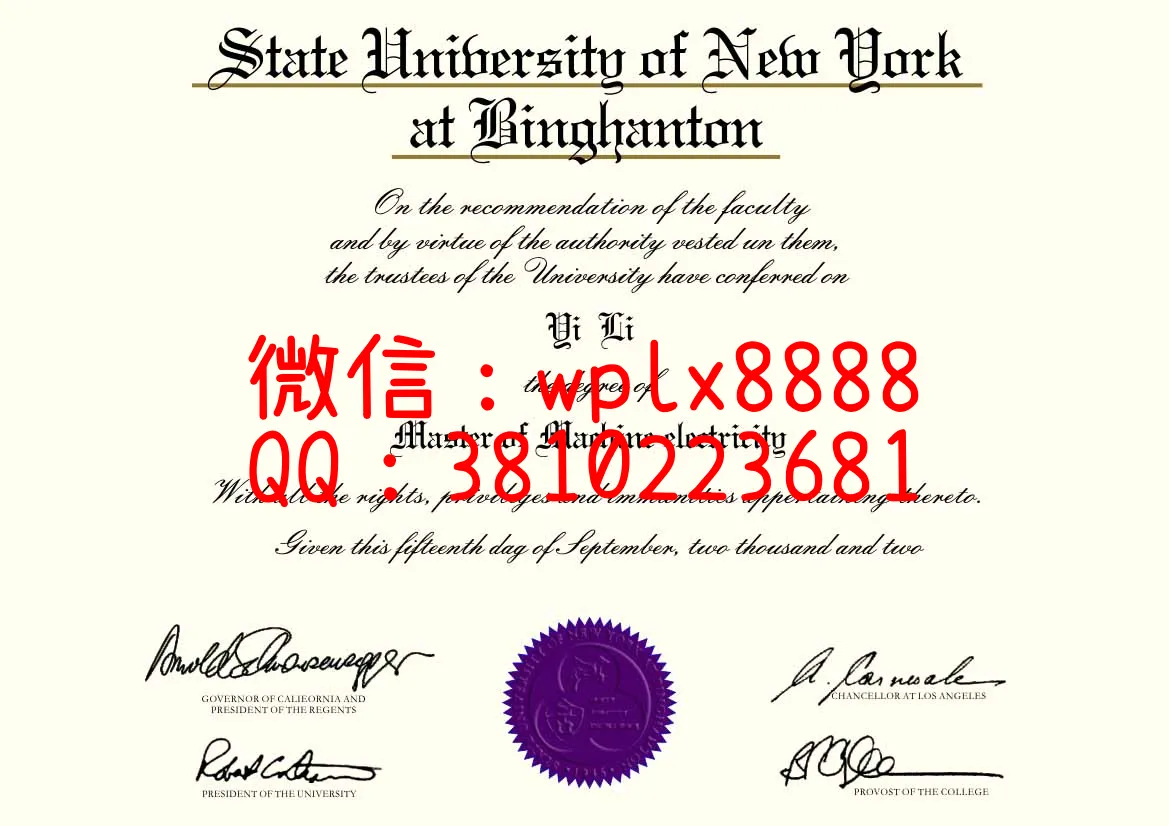 美国纽约州立大学Binghamton分校
