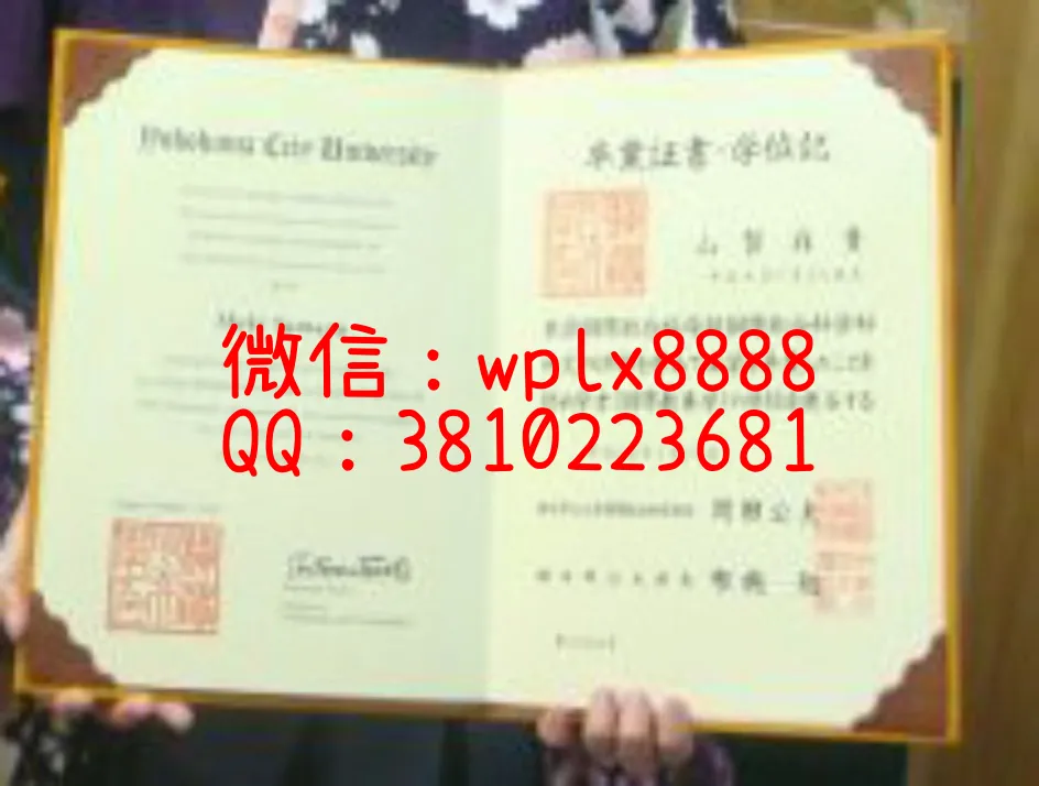 横滨市立大学原版毕业证