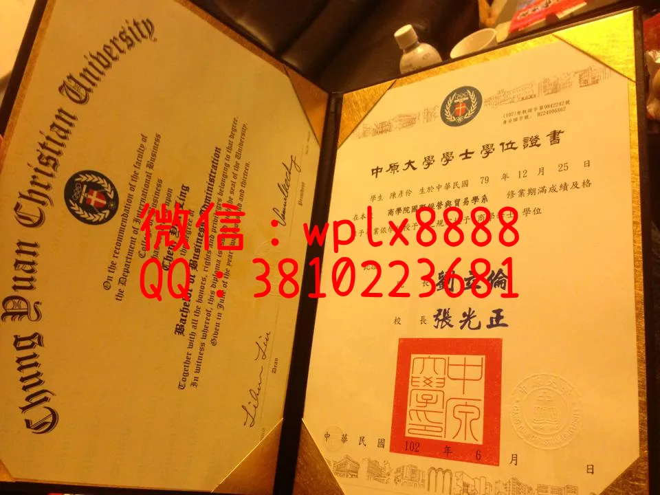 中原大学毕业证