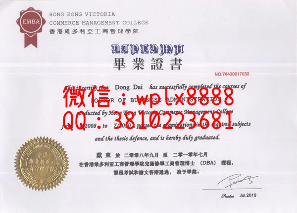 香港维多利亚管理学院