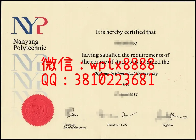 南洋理工学院文凭_副本