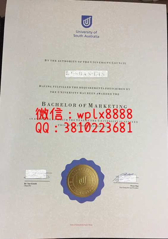 南澳大学毕业证