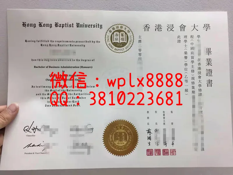 香港浸会大学2004年版本