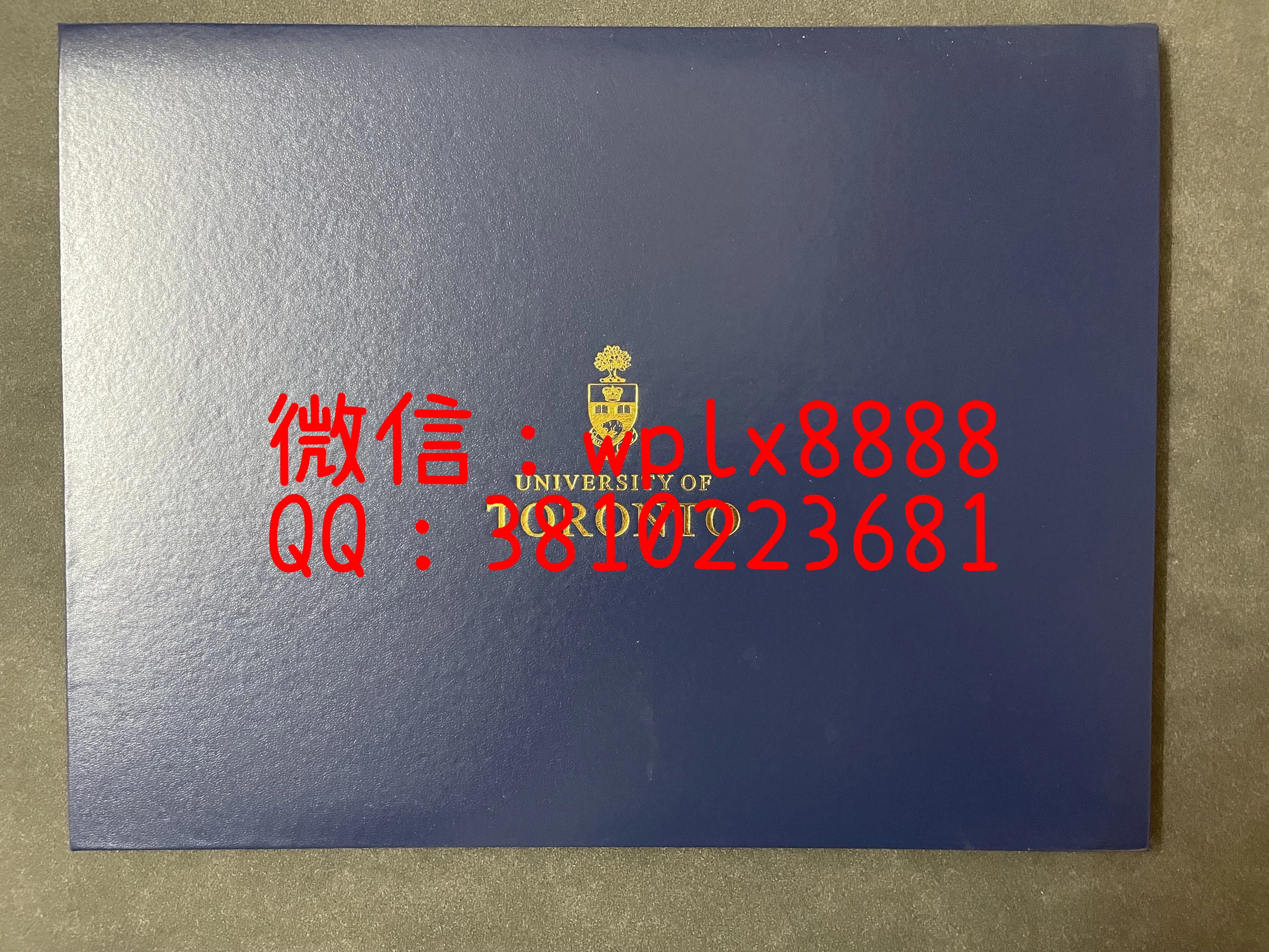 加拿大多伦多大学毕业证-壳子