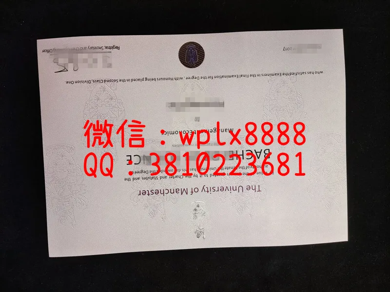 曼彻斯特大学毕业证