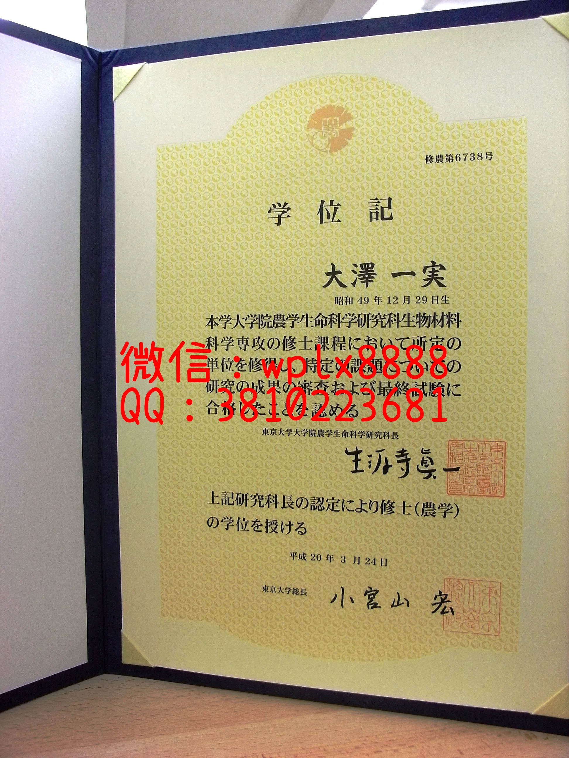 東京大学学位证