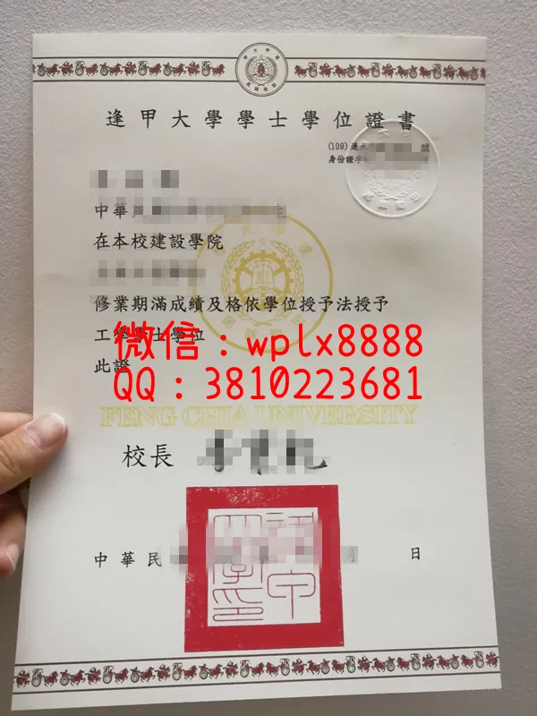 逢甲大学毕业证