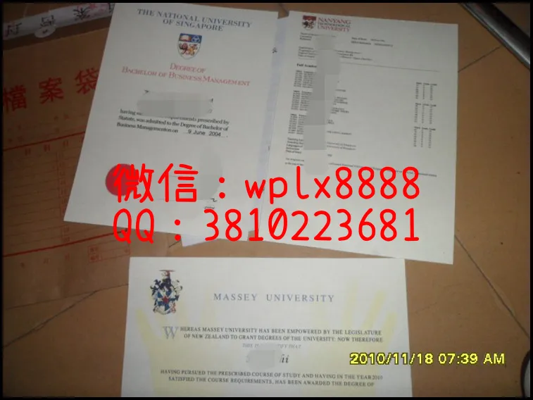 新加坡国立大学毕业证、成绩单实拍_副本